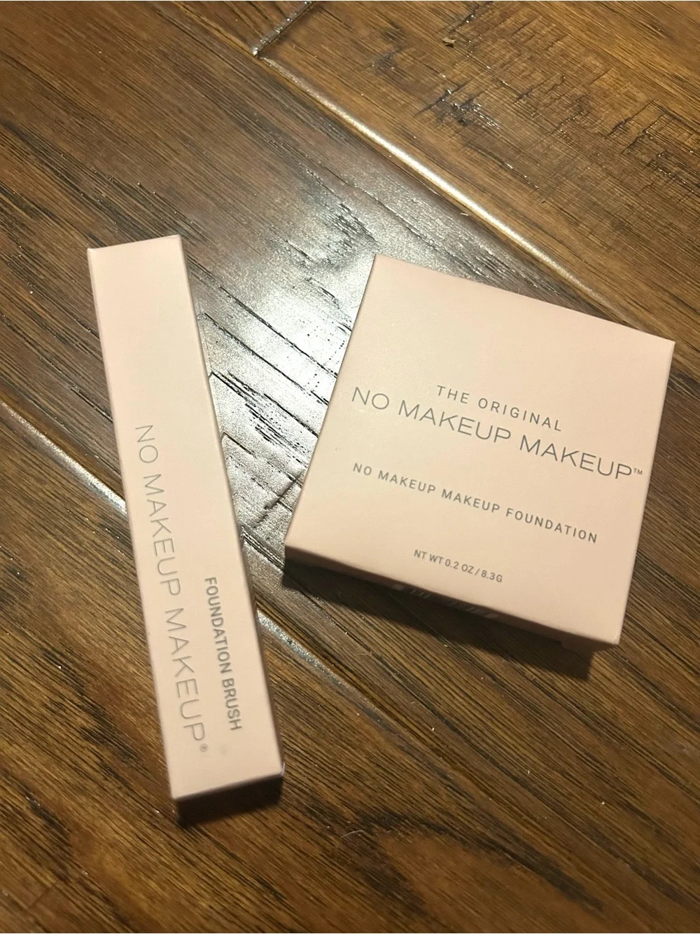 The Original No Makeup Makeup FAIR Cream Foundation & Brush New In Box